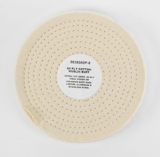 Cotton Muslin 60-Ply 3/8” Stitching 8″