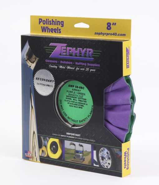 Purple/Green Smooth Cut Airway 8″