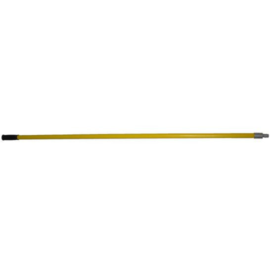 60" Fiberglass Handle, Threaded Metal Tip