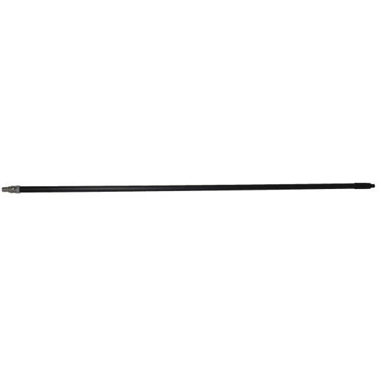 60" Powder Coat Metal Handle, Threaded Metal Tip