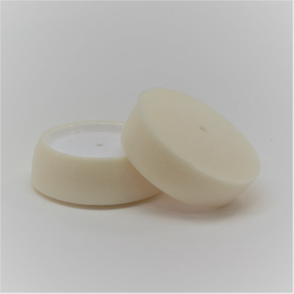 3" Micro Pad, Foam, White, 3 pack