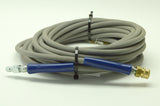 Pressure washer hose, 50ft, 4000psi, gray, w/ quick connects