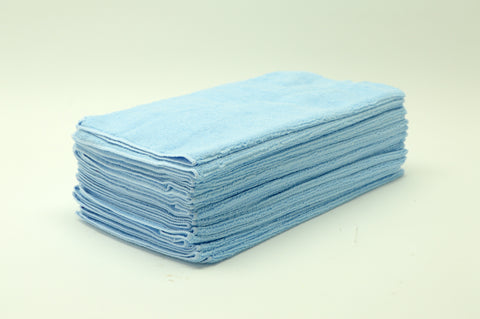 Micro Fiber Towel, Blue, 16x16, 36pack