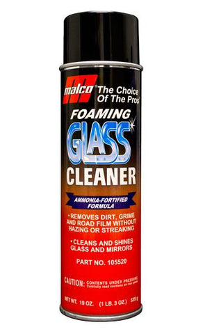 Malco Foaming Glass Cleaner - Ammonia Fortified