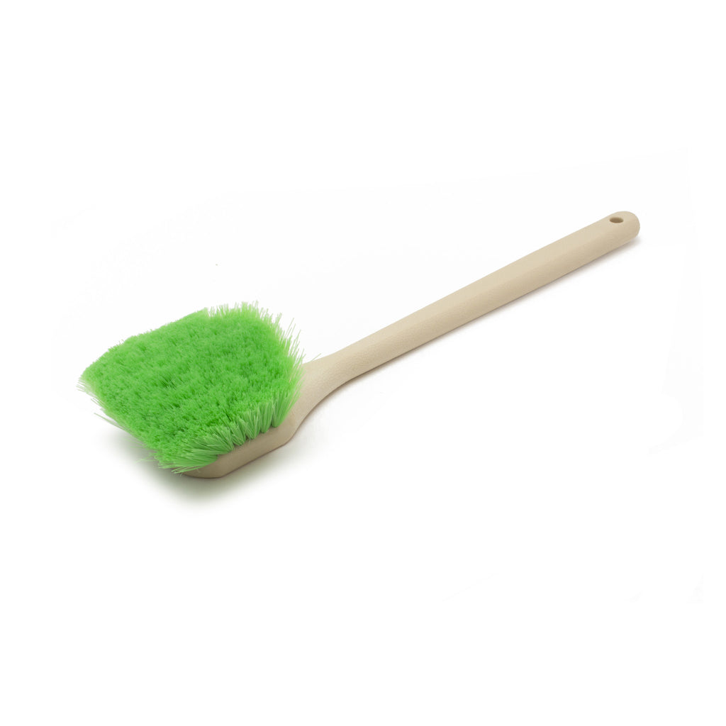 Green Nylon, Soft Long Handle Brush
