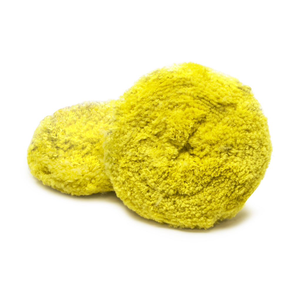 Yellow, Double Sided, Wool Blend, Polish Pad