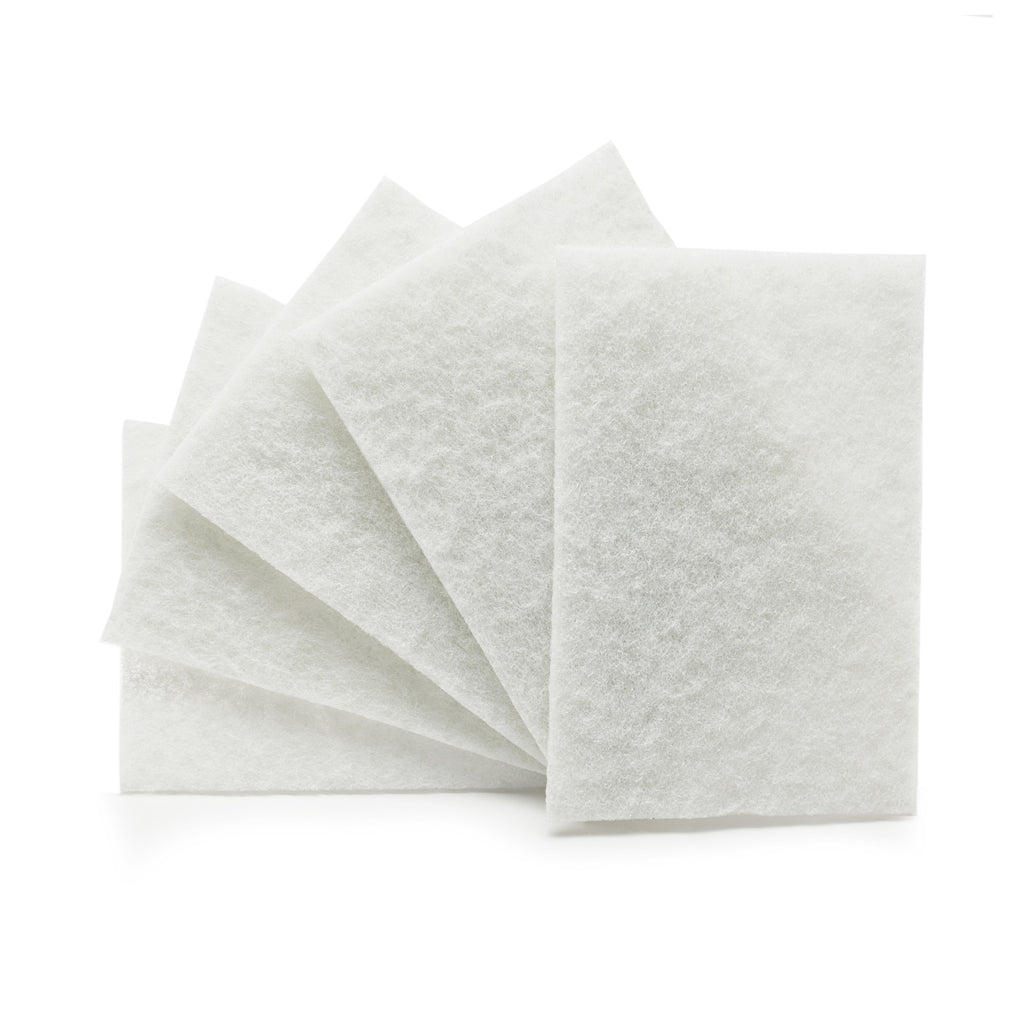 White Scuff Pads-6"x9"-10 Pads/Pack