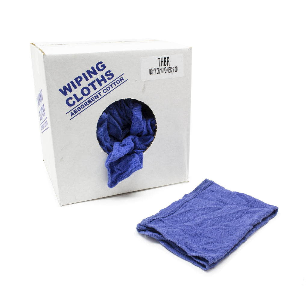 Blue Cotton Window Towels 10Lb. Box
