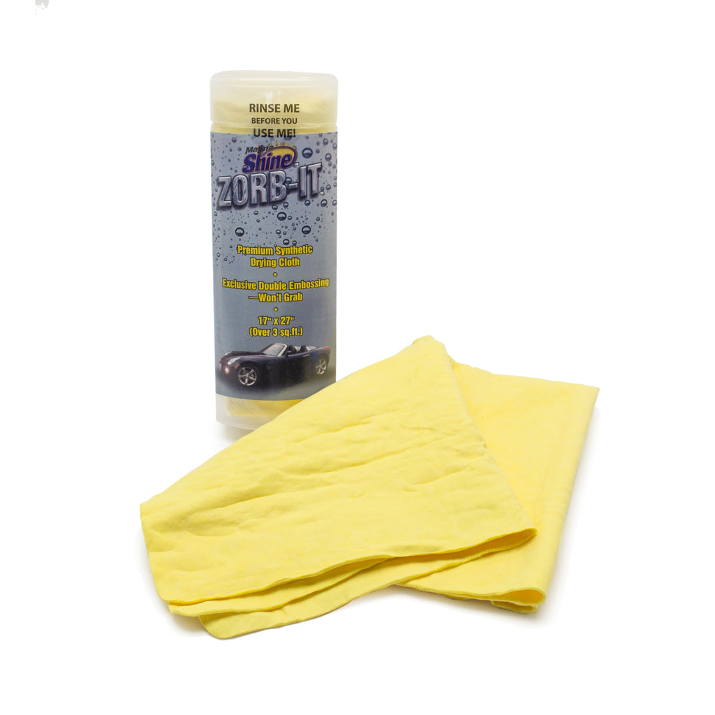 Zorb-It Drying Cloth w/tube, 17"x27", Yellow