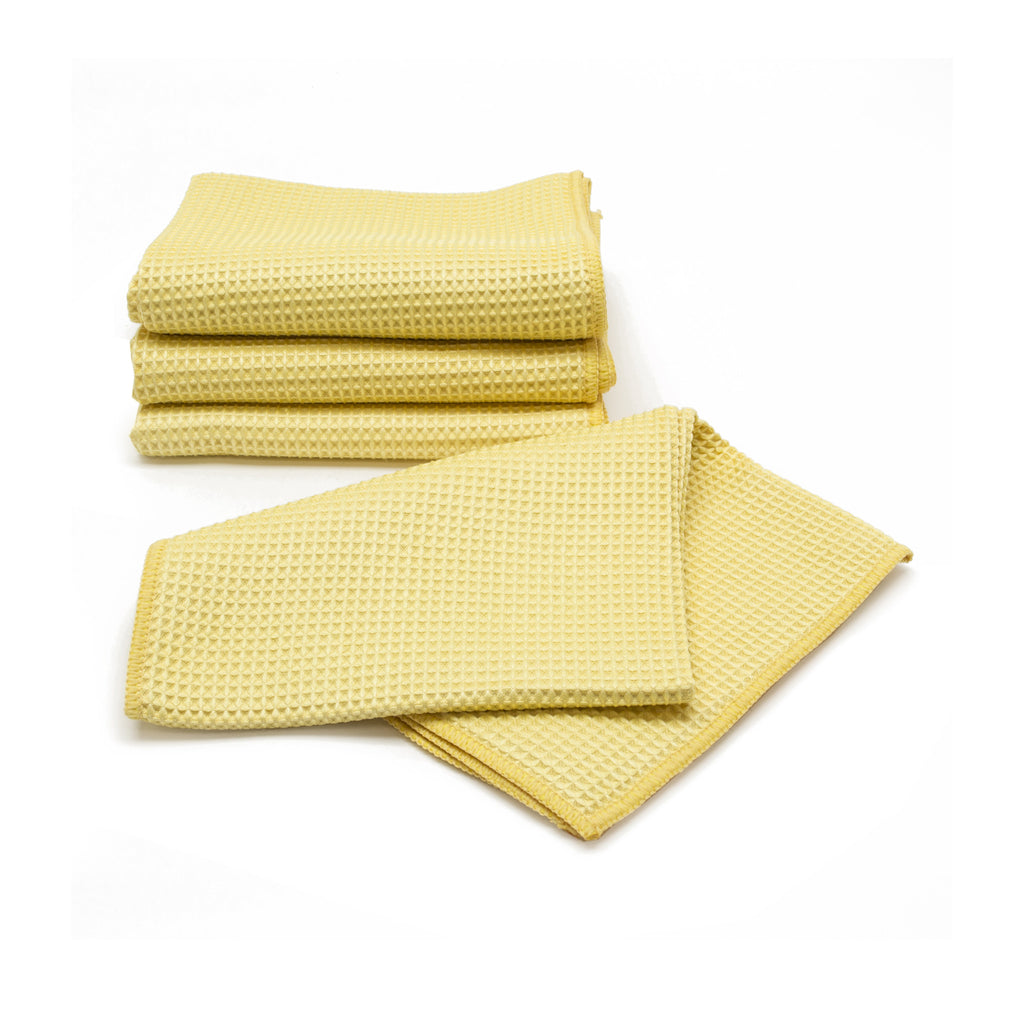 Waffle Towel, Gold, Microfiber