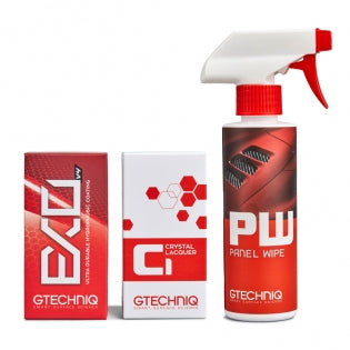 Panel Wipe, C1 Crystal Lacquer and EXO Ultra Durable Hydrophobic Coating Kit
